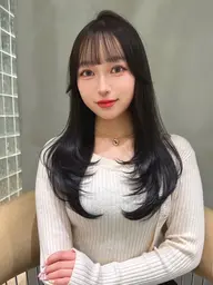 【人気No1】前髪カット🇰🇷➕透明感カラー➕髪質改善トリートメント！🩵🩷