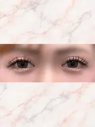【濃さUP♡】ダブルフラット|自まつ毛1本を上下2本のエクステで挟む 100束計200本