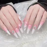 【オフあり】グラデーション🌈🫧 爪に優しい削らないジェルを使用🌟
