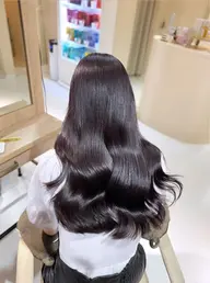 【人気No.3】前髪カット＋簡単髪質改善カラー＋トリートメント🍓¥7,500