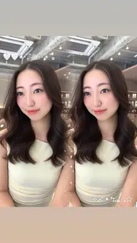 【リピーター様はこちら✨️💞】低ダメージ透明感カラー🩵➕1stepトリートメント（内部補修🍀*）
