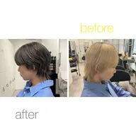 ⭐️ブリーチ込ダブルカラー+表面補修2STEPトリートメント⭐️