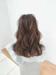 ✨ブリーチ無し透明感Wカラー🫧🎀【業界最高峰処理剤付き】
