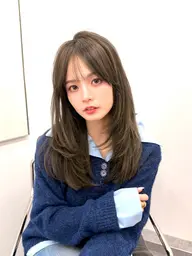 👑人気No.1👑カット+透明感カラー+2stepトリートメント ¥12000→¥8900