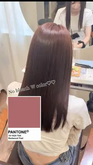 🧡ブリーチなしダブルカラー+うるツヤトリートメント🧡