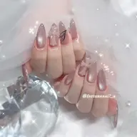 練習モデル募集🎀オフありハンドワンホンガーリー推しネイル60分持ち込みデザイン(アート目安片手1.2本)🐩💭🎀