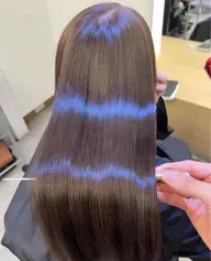 カラー+premium髪質改善トリートメント✨