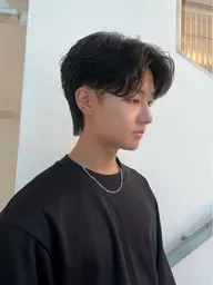 メンズセンターパート＋眉カット🌍🌍🌍