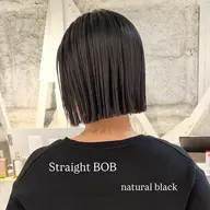 乾かすだけでまとまるBOBカット＋朝5分で決まる☀️縮毛矯正