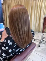【ダメージレスカラー✨】透明感カラー➕似合わせカット➕1stepトリートメント🌿