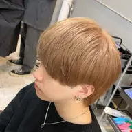 Wカラー（ブリーチ＋ワンカラー）