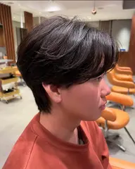 カット＋毛流れパーマ🔥men'sも必見‼️忙しい朝も簡単スタイリングに☺️
