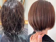 ✨朝まとまらないショートのお悩み解決　　　　　　　　✂️ショートカット＋髪質改善縮毛矯正➕最高級髪質改善トリートメント