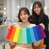 ✨垢抜けたい方必見✨お客様満足度の高い💯パーソナルカラー1st＆2nd診断とディプロマフルメイク🩷