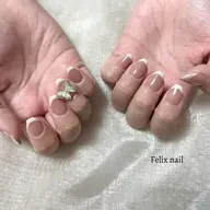 オフ有・オフ無OK✨【モデル募集】 フレンチにパーツを1つ乗せられます 🎀 ※お爪の長さを残せる方限定です🙇♂️