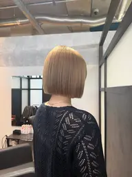 【ハイトーン×艶髪】1ブリーチカラー+カット+5stepTOKIOトリートメント