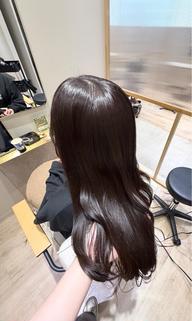 メンテナンスに最適✨前髪カット×カラー× トリートメント(顔周りまでカット可、カラーリタッチ可)