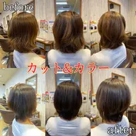 ✨カラーエステ✨【カット+カラー+トリートメント】