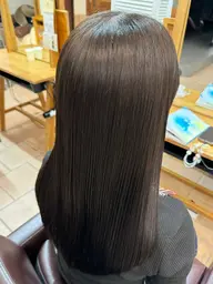 ❤️新規クーポン❤️レディースカット+透明感カラー+Aujua4stepトリートメント