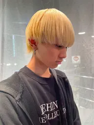 メンズ限定💙ブリーチありダブルカラー✨