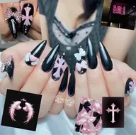☘️✨10本チップ長さ出し💎4〜5本パーツつけ放題☘️