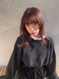 【U-24✨】❄️🌈 【透明感が欲しい方はこちら】透明感カラー+グローバルミルボントリートメント