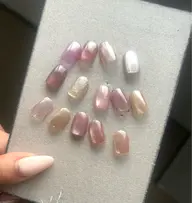 🫶オフィスネイルに!ナチュラルカラーマグネット🧲シルクマグネット!