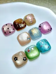 🌷フット・選べる親指アートコース【オフなし】