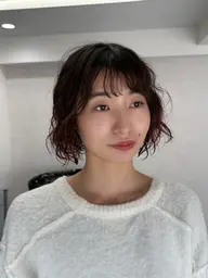 💡【お得メニュー】🩷カット+髪質改善カラー+ケアパーマ+脂質トリートメント¥16600
