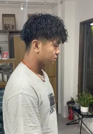 🌀【平日限定半額】メンズデザインパーマ(ツイスパ/波巻き等)🌀
