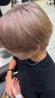 🖤メンズ限定🖤❤️🔥ブリーチオンカラー❤️🔥2ブリーチ+オンカラー+トリートメント+ブロー