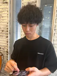 🌈メンズカット+ソフトツイストパーマ🌈