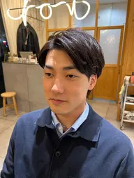 平日限定クーポン〔12時〜16時迄〕メンズカット+ヘッドスパ10分
