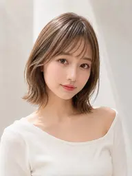 🌷似合わせカット&透明感カラー&オージュアトリートメント&コテ巻き