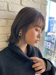 【カラーモデル】 ✨白髪染め+トリートメント付✨落ち着きのある自然な艶髪に🤎