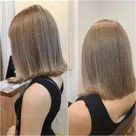 【カット&カラー】安定人気☆カット料金無料☆🌈透明感イルミナカラー&つるりんちょトリートメント