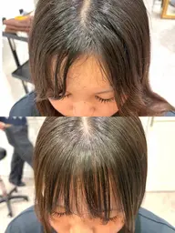 《今大人気💕🔥》前髪が分かれてしまう方におすすめ🙆♀️✨クロスパーマ