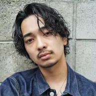 波巻きパーマ
