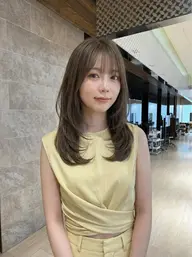 《🤍人気NO.1メニュー🤍》似合わせカット✄+透明感カラー+AFLOATオリジナルトリートメント🫧
