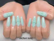(ハンド)チップ長出しシンプルアート4本🎀✨