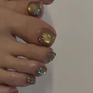 【foot✨人気NO.1 ニュアンス10本アート✨】オフ込み✨デザイン迷われてる方はこちらがおすすめ🪄🙆♀️