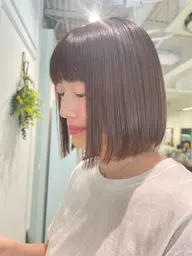 【今大人気の酸性ストレート✨】にトリートメントとカットの付いたお得なセット!