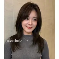 【韓国レイヤーカット+韓国肌艶カラー✨️✨️透明感が抜群です🫧🤍】