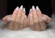ハンド　:ラメグラデーション