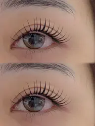 パリエク🍒(100本)パリジエン ヌ+フラットラッシュ【美容液コーティング付き】