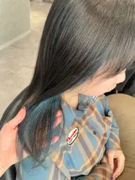 🥳期間限定🌈2名限定インナーカラーフェイスフレーミング※ブリーチ込+プチトリートメント+コテ巻き無料