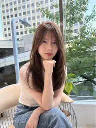 【透明感UP🫧】赤味撃退ブリーチなしダブルカラー🤍🤎複雑履歴はお断りさせて頂きます