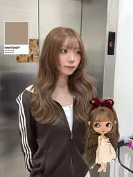 『人気No.2』メンテナンスカット+透明感ケアカラー+髪質改善ケラチントリートメント