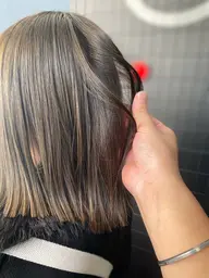 ブリーチ無しダブルカラー✨+トリートメント+marbbウルトラファインバブル🫧