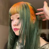 【🧸ブリーチあり🧸】ケアブリーチ+カラー＋トリートメント🫧ダブルカラー/リタッチ